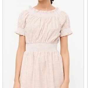 Jcrew gingham puff sleeve dress, just dry cleaned!